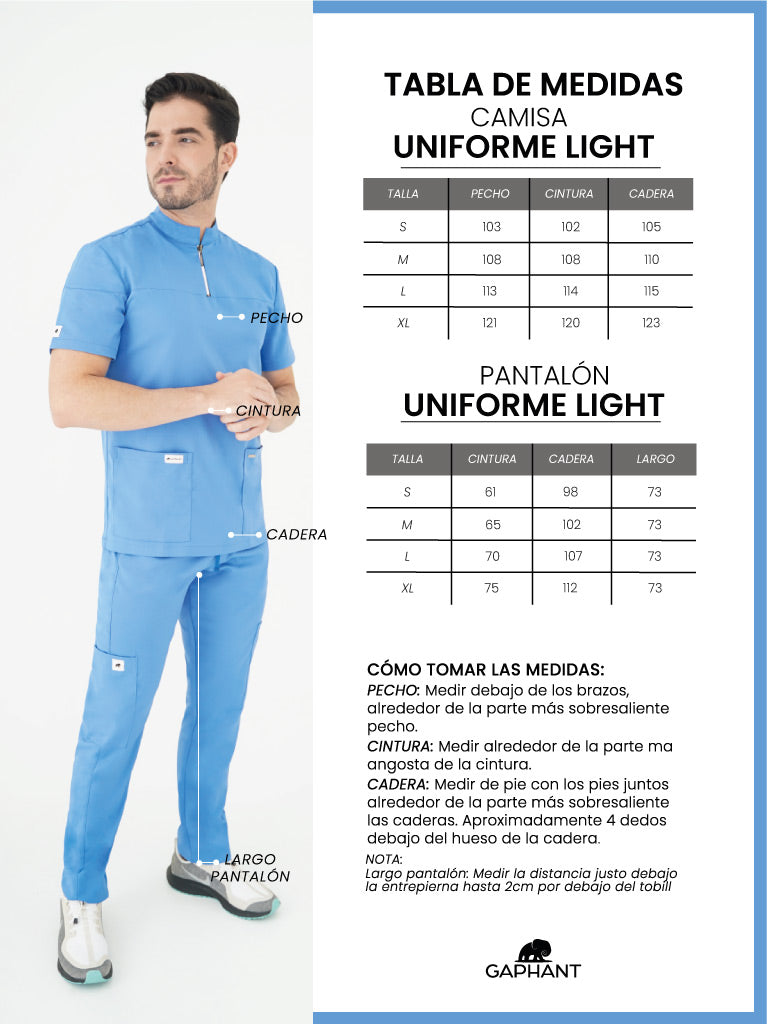 Lumi Camisa Light Azul Pastrana