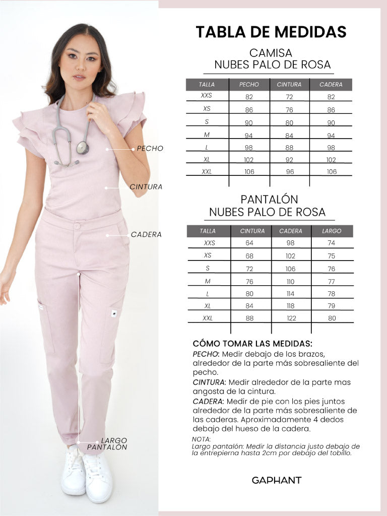 Camisa Nubes Palo de Rosa