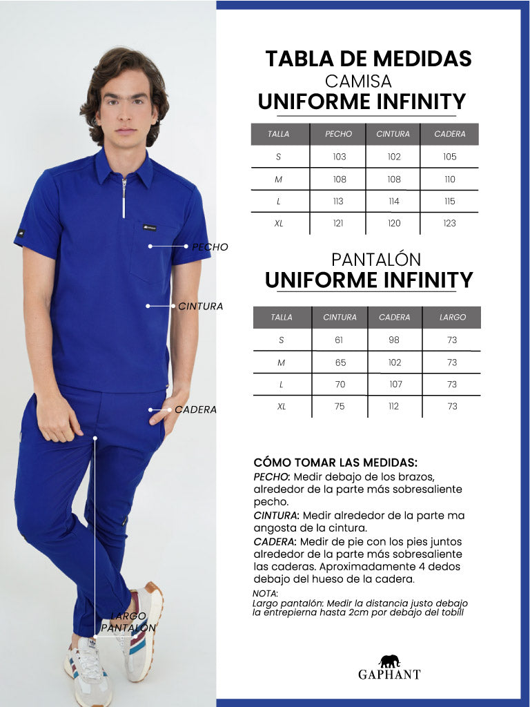 Pantalón Infinity Azul Medio