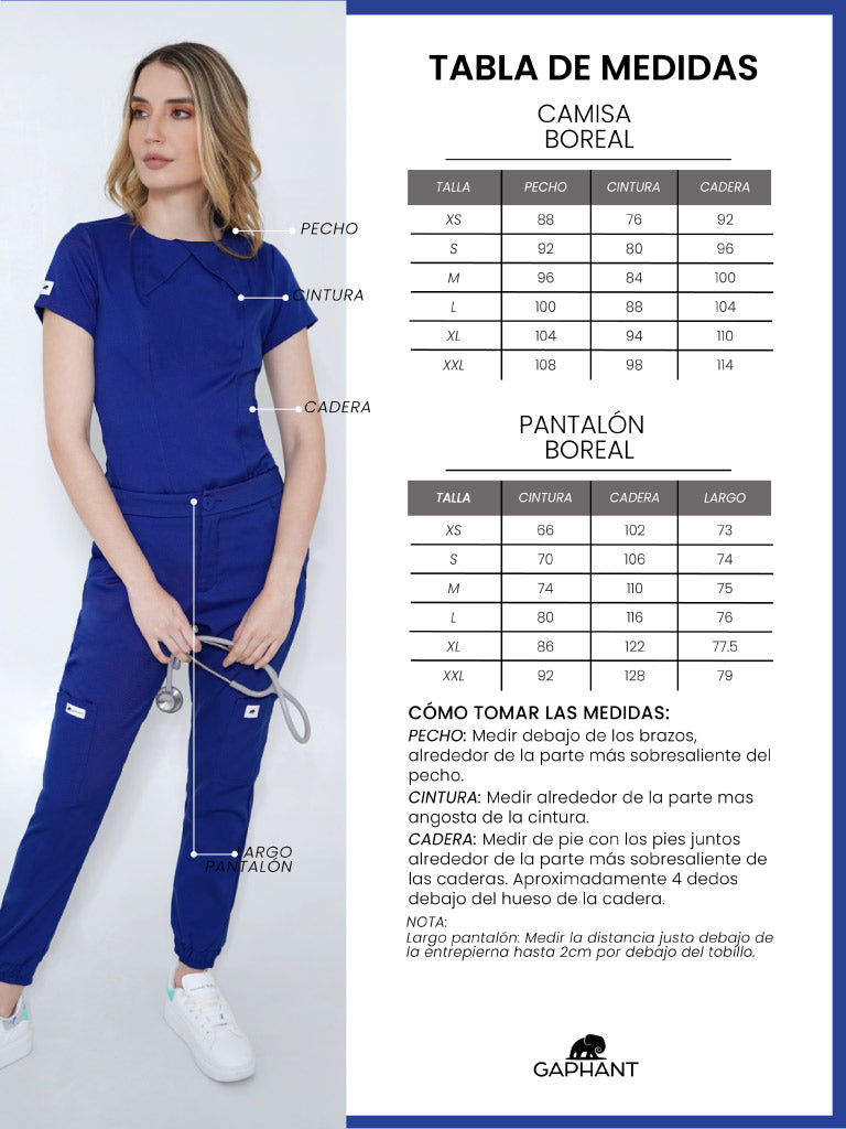 Camisa Boreal Azul Medio