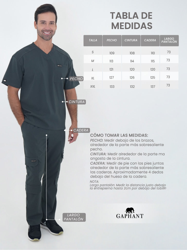 Set Madrid Gris Oscuro