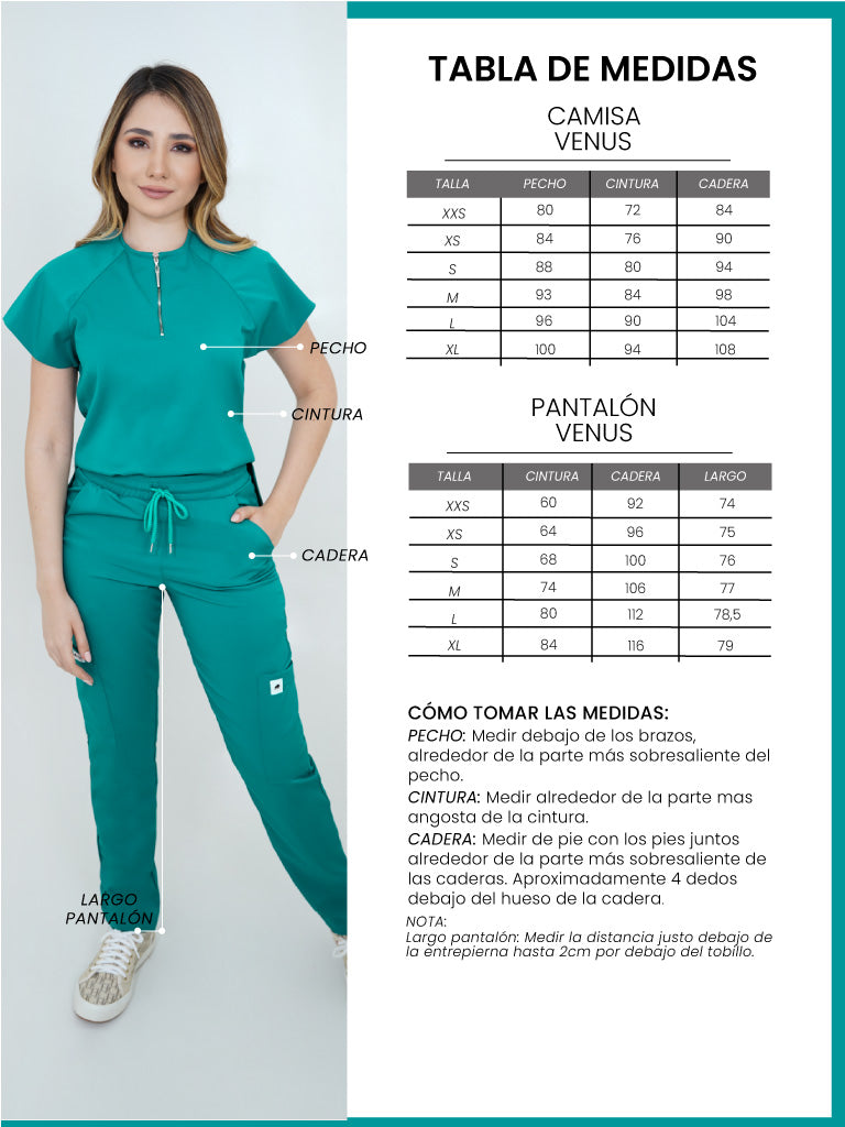 Camisa Venus Verde Jade