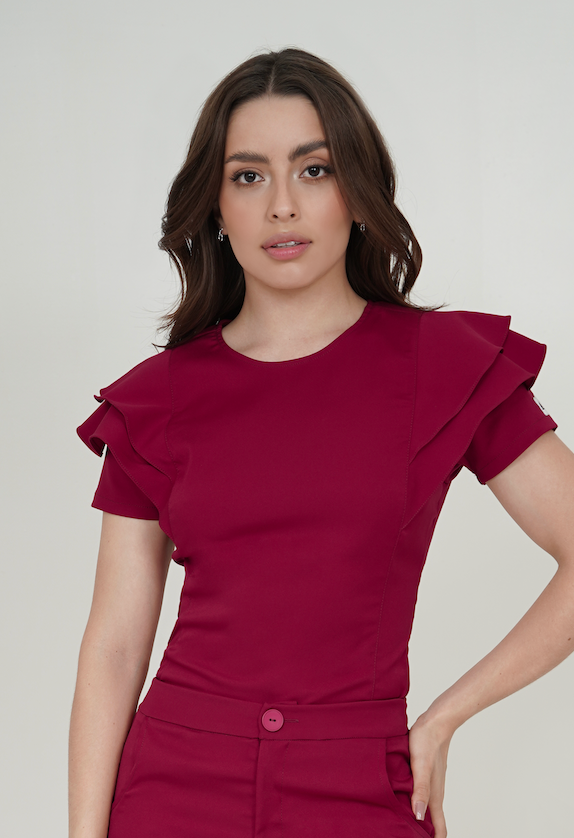 Camisa Nubes Cereza