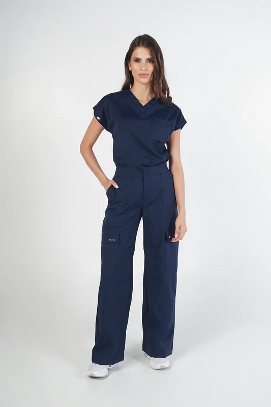 set cargo azul navy