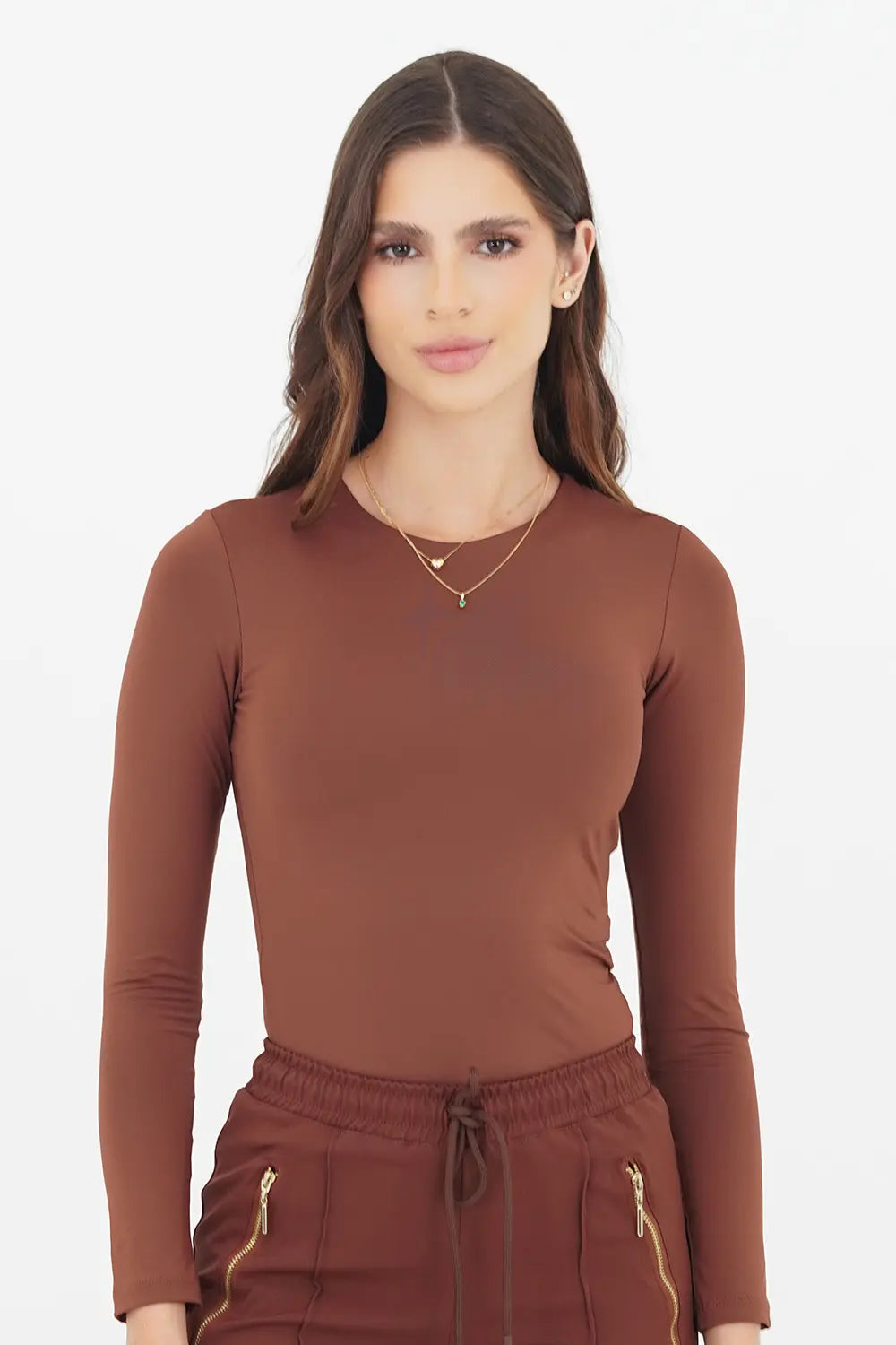 Camiseta Esencial Café