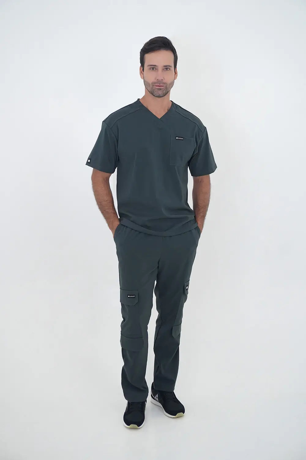 Camisa Madrid Gris Oscuro
