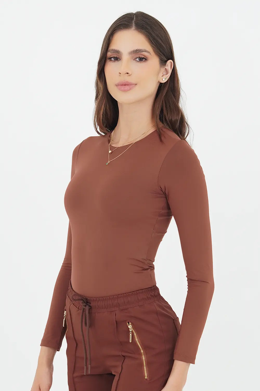 Camiseta Esencial Café