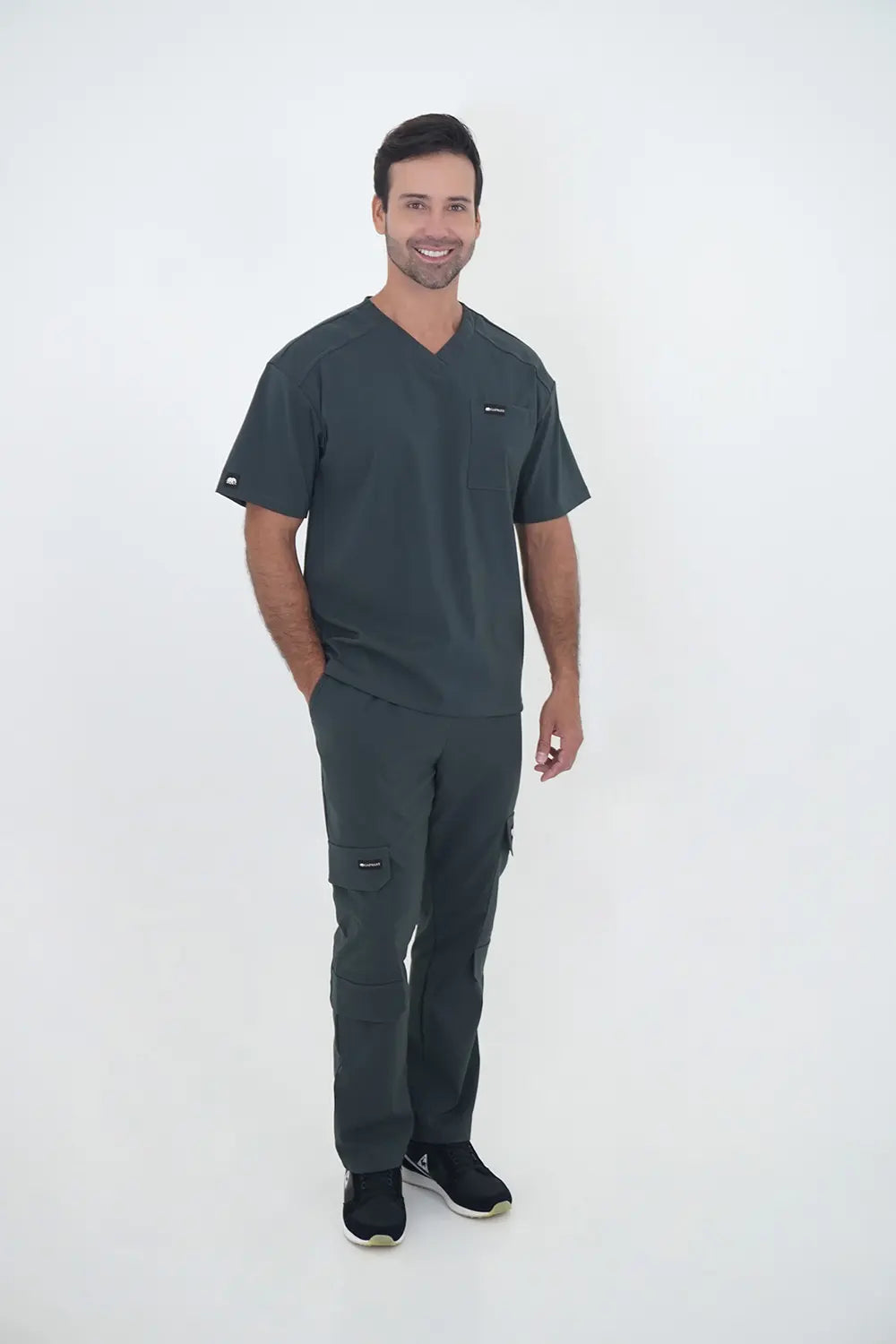 Camisa Madrid Gris Oscuro