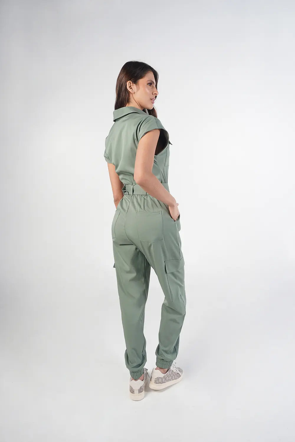 Olive Green London Jumpsuit