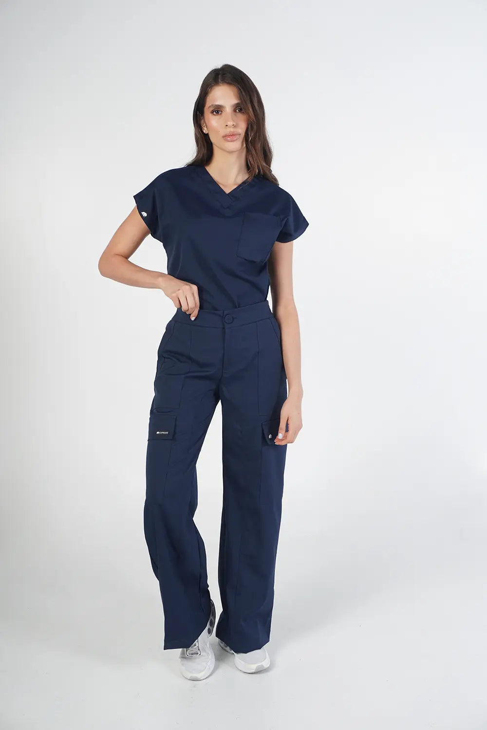Navy Blue Cargo Pants