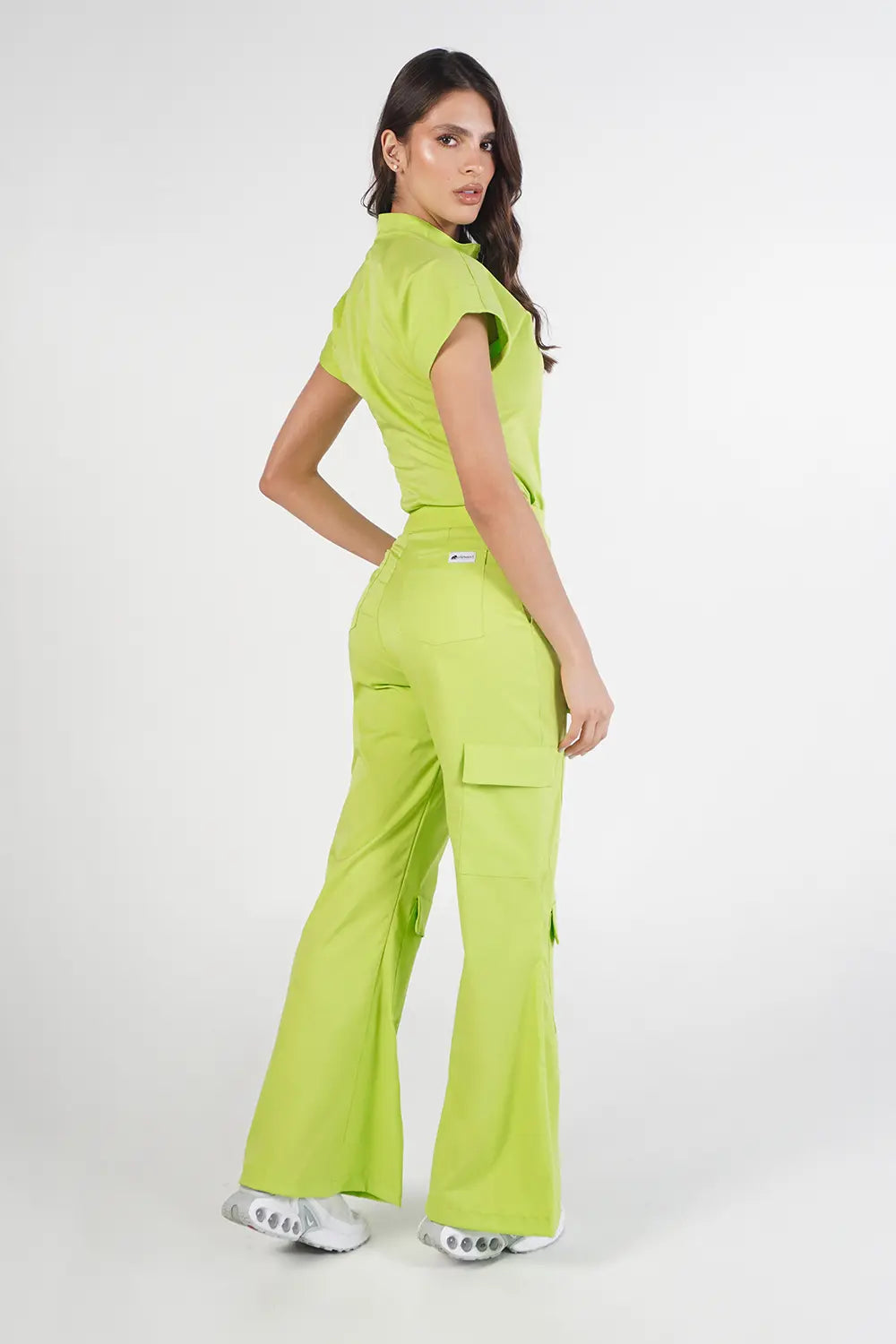 Camisa Leticia Verde Limón