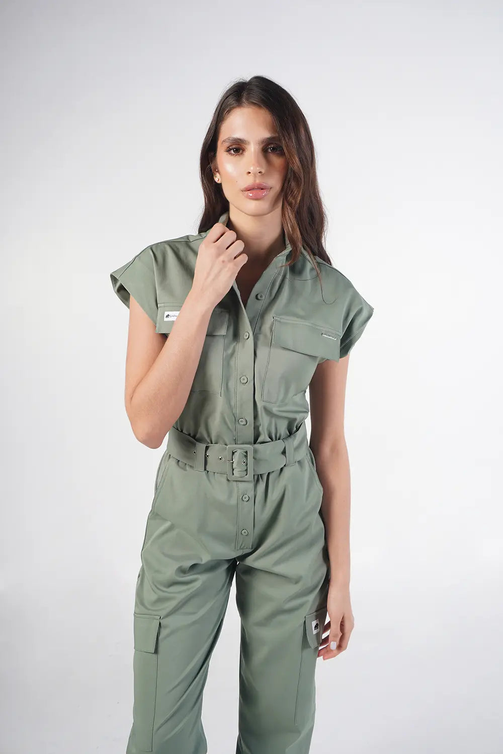 Olive Green London Jumpsuit