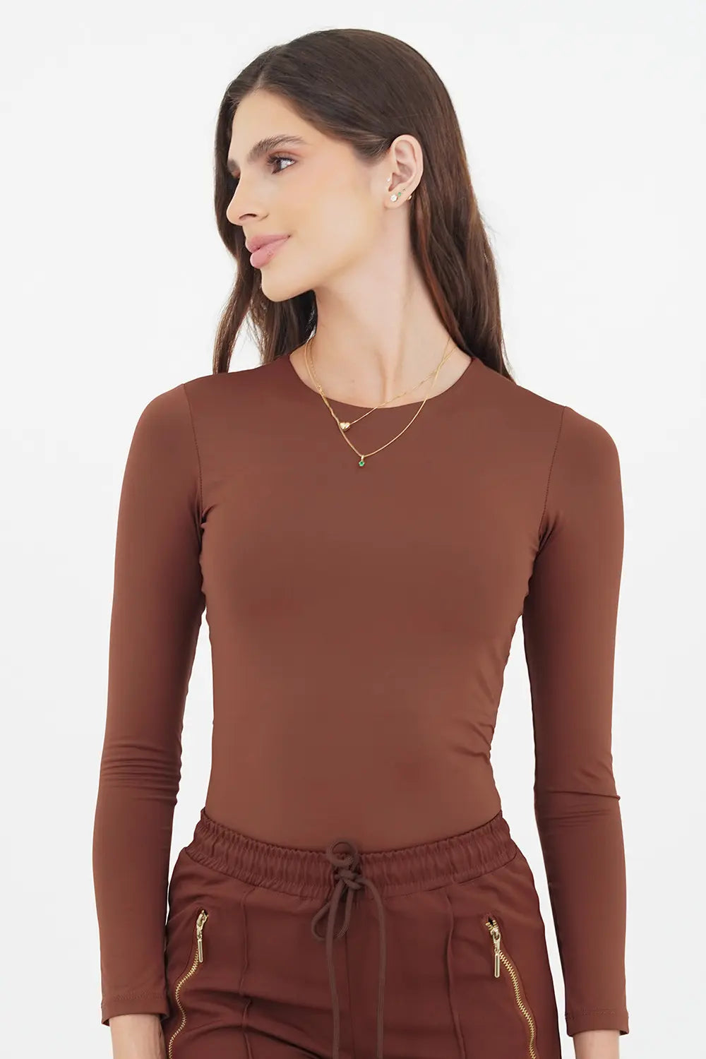 Camiseta Esencial Café