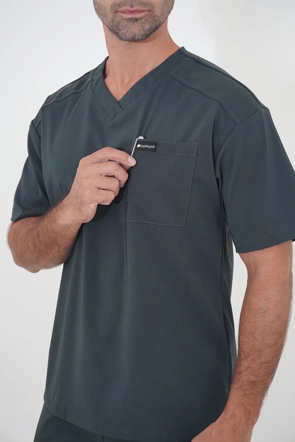 Camisa Madrid Gris Oscuro