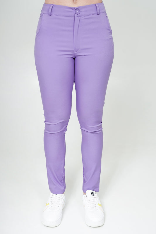 Pantalón de uniforme médico Polo Lila