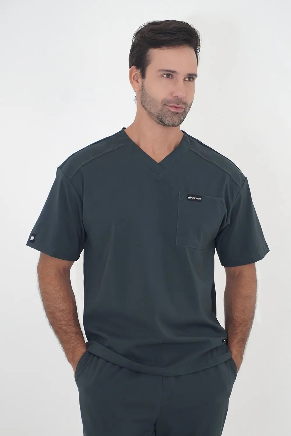 Camisa Madrid Gris Oscuro