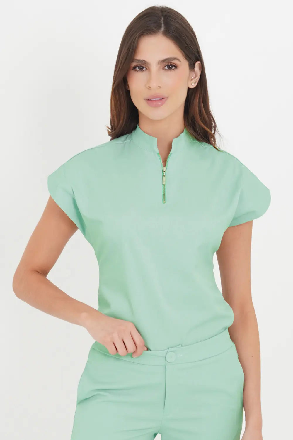 Camisa Leticia Verde Menta