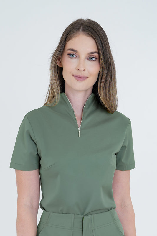 Camisa Berlín Verde Oliva (Slim Fit)