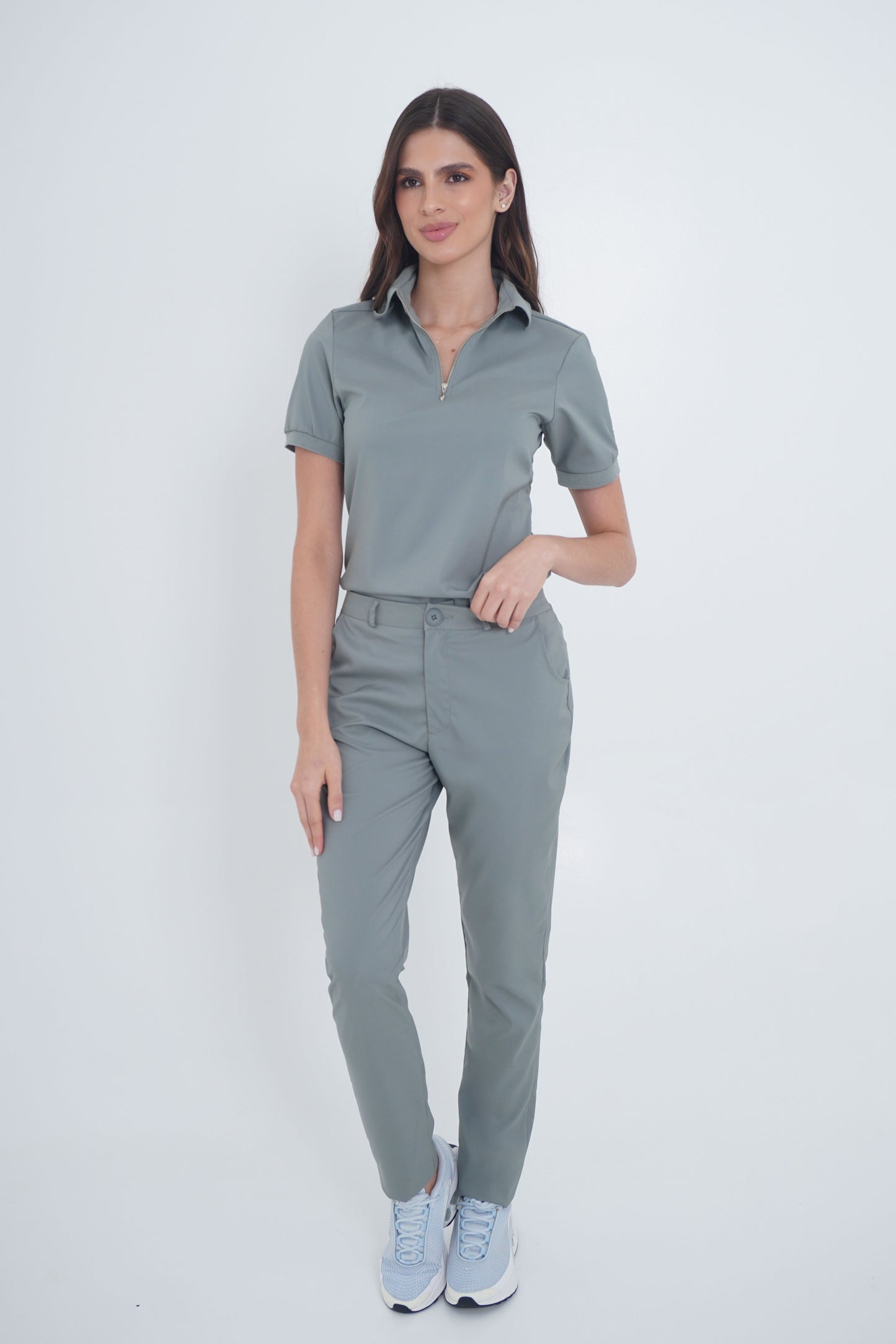 Pantalón de uniforme médico Polo Gris