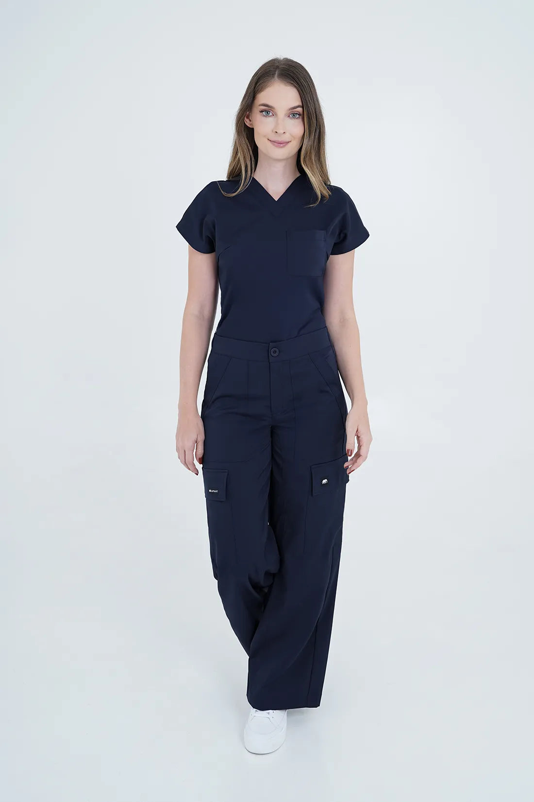 Navy Blue Cargo Pants