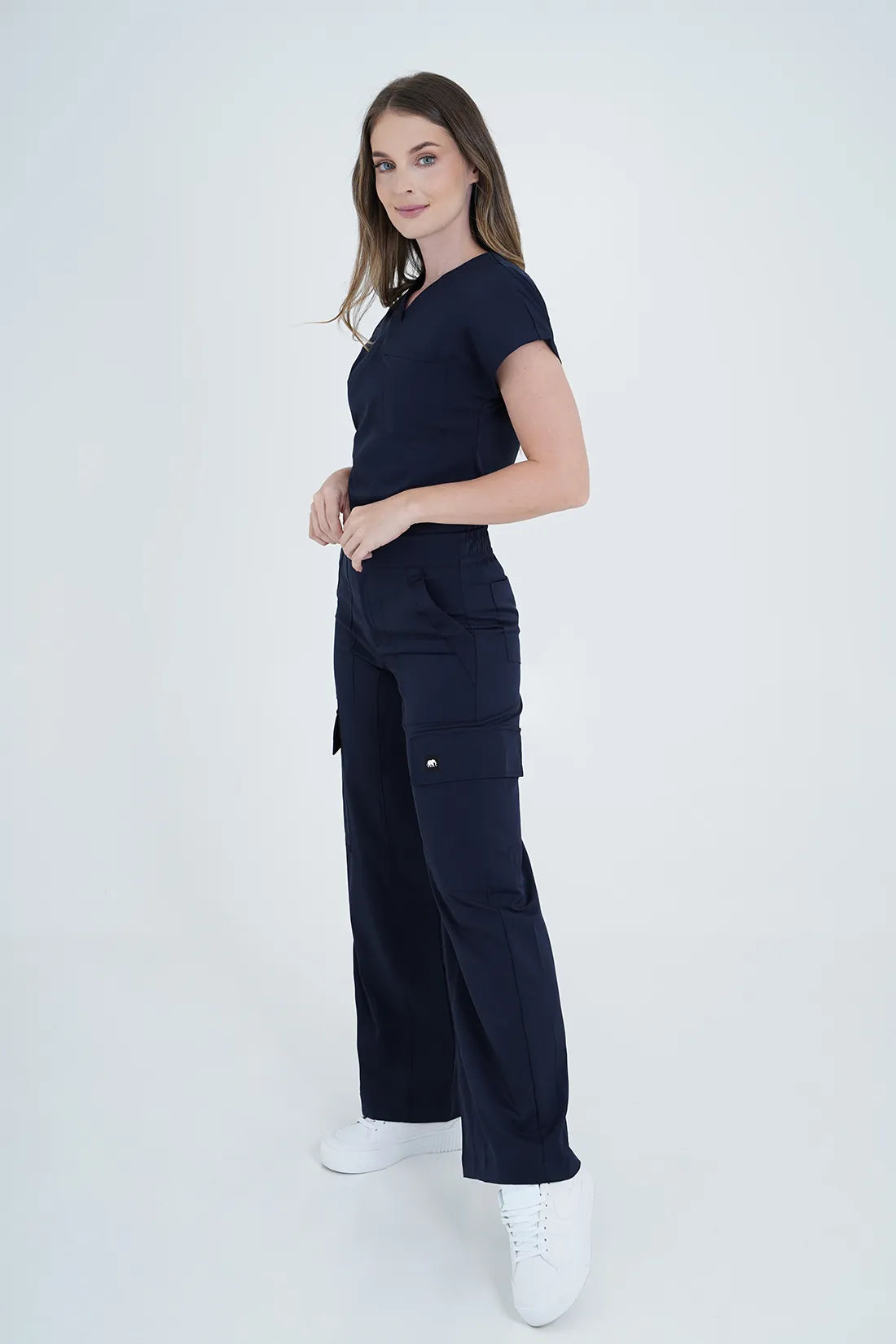 Navy Blue Cargo Pants