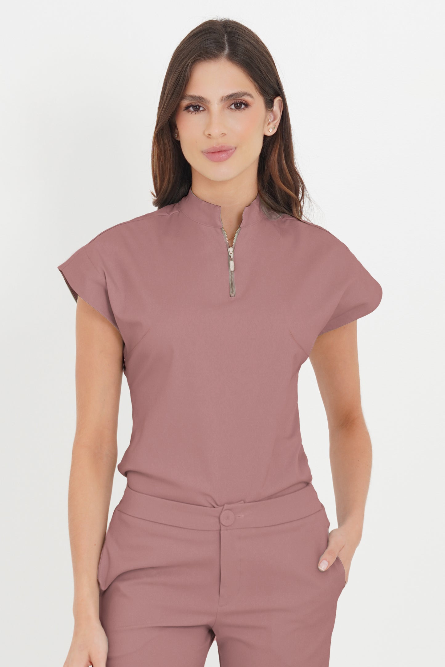 Set Leticia Rosa Ceniza