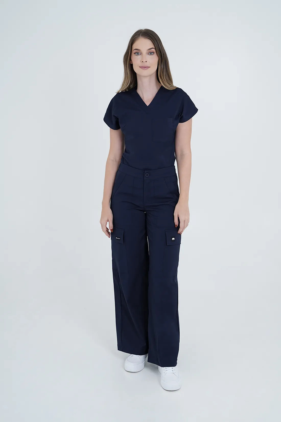 Navy Blue Cargo Shirt