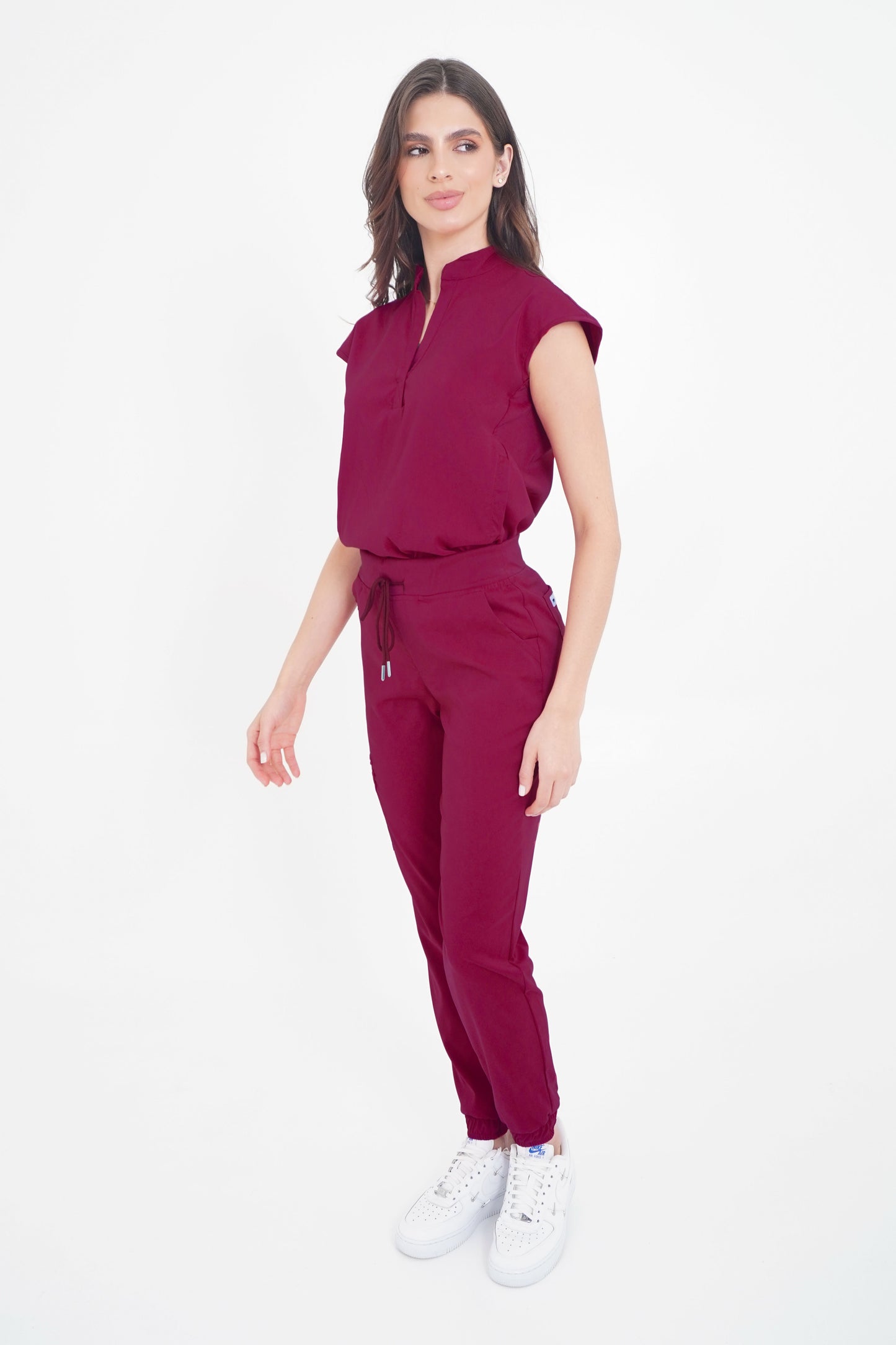 Camisa Grecia Cereza