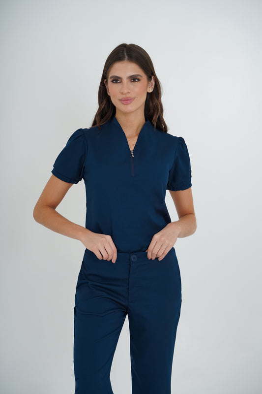 Camisa Mérida Azul Navy
