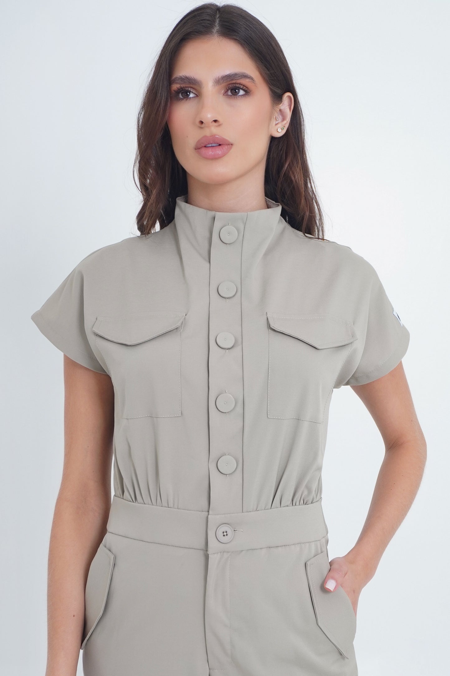 Olive Green London Jumpsuit