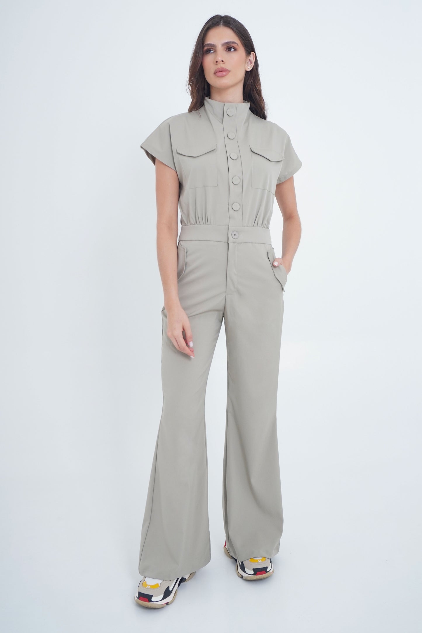 Olive Green London Jumpsuit