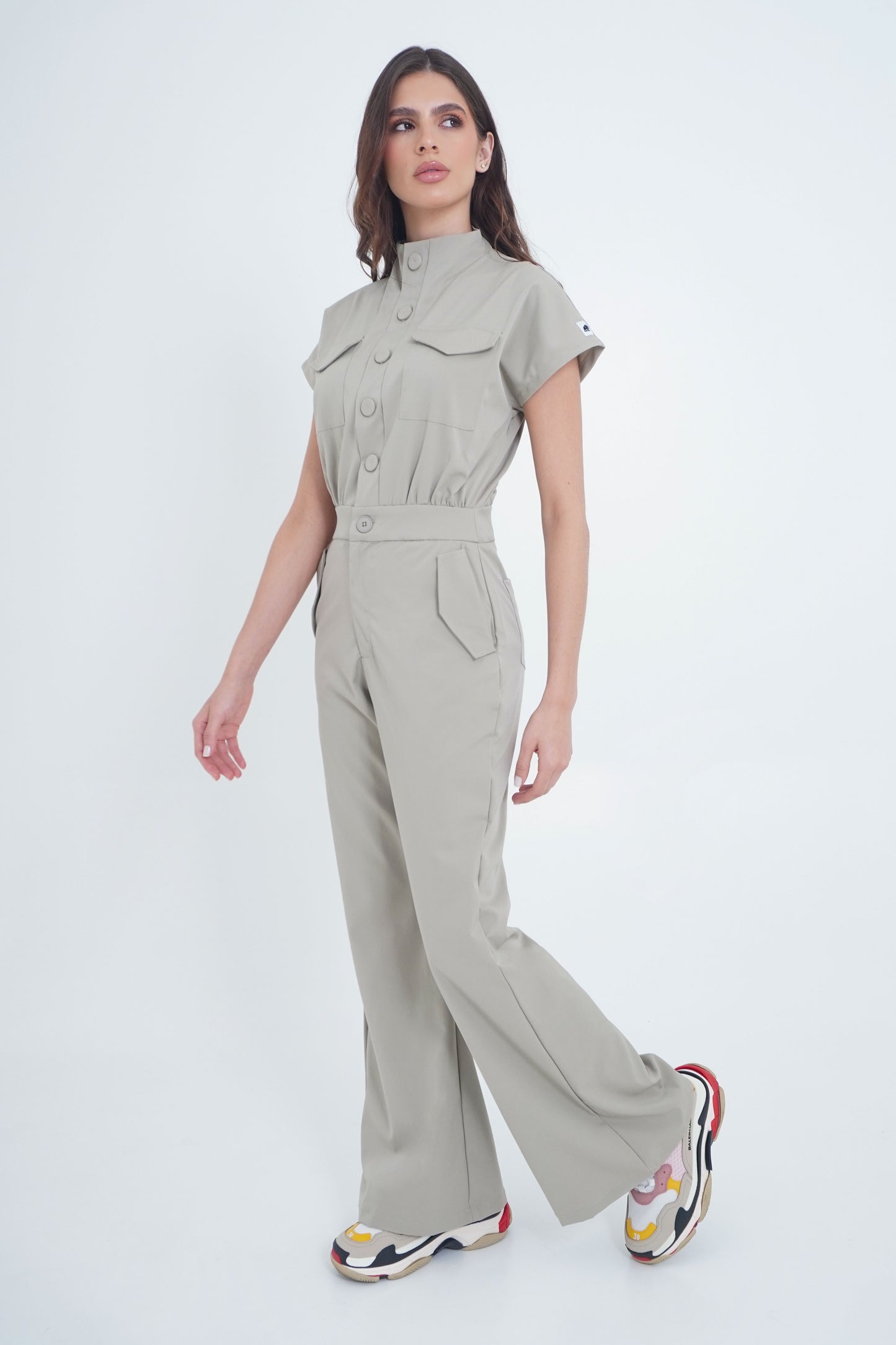 Olive Green London Jumpsuit