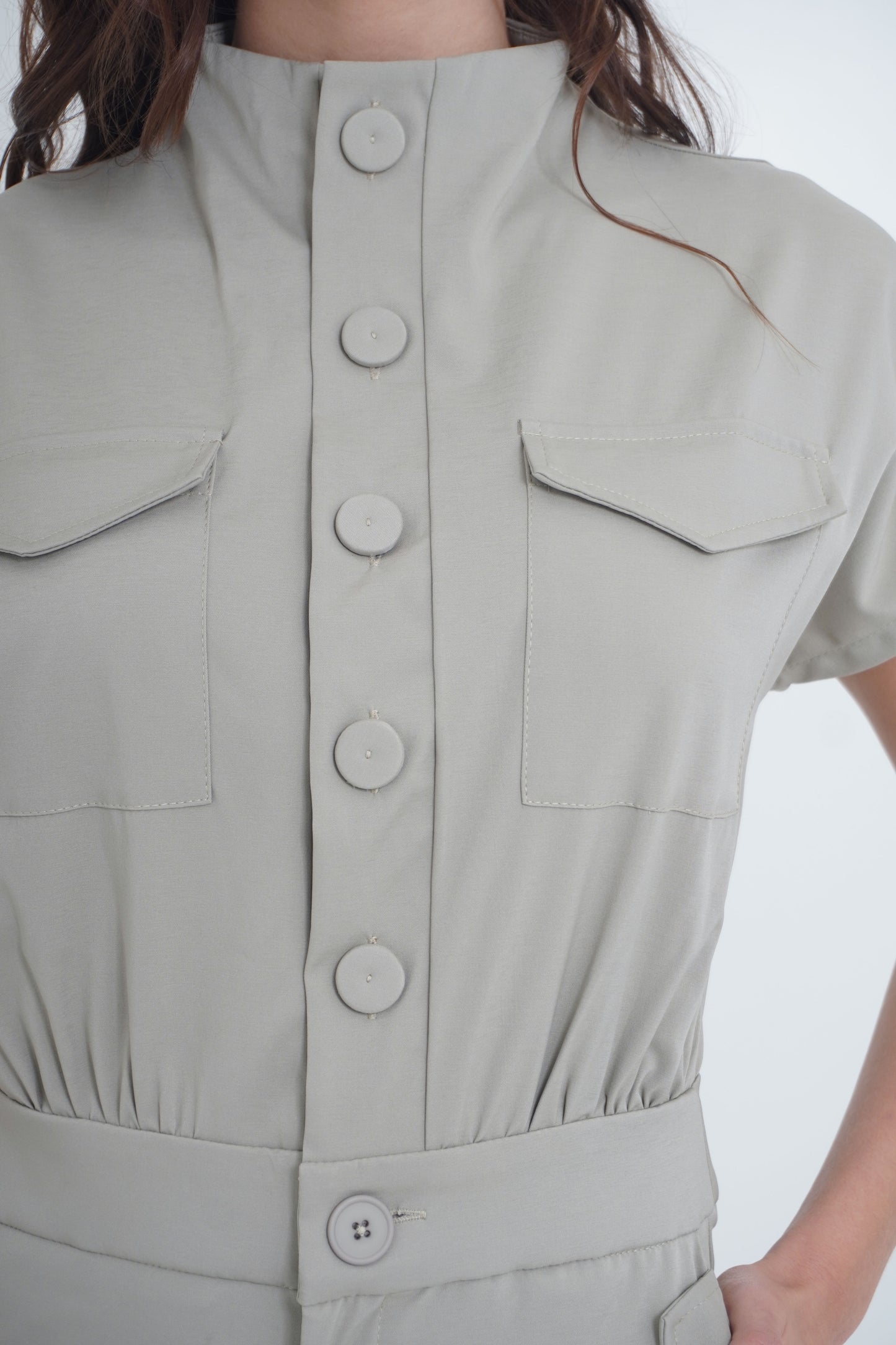 Olive Green London Jumpsuit