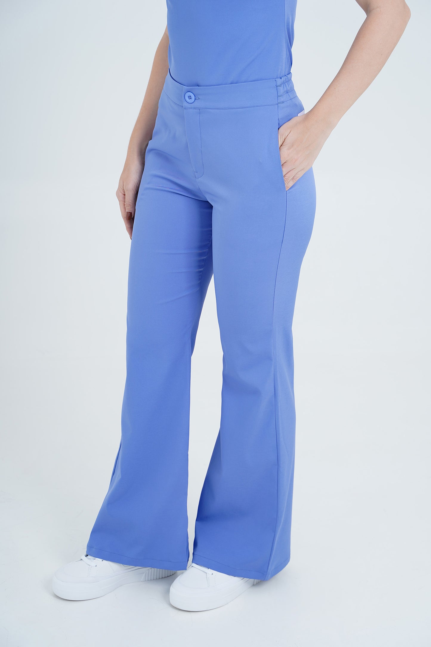 Set de uniforme médico Leticia Lila Empolvado (Slim Fit)