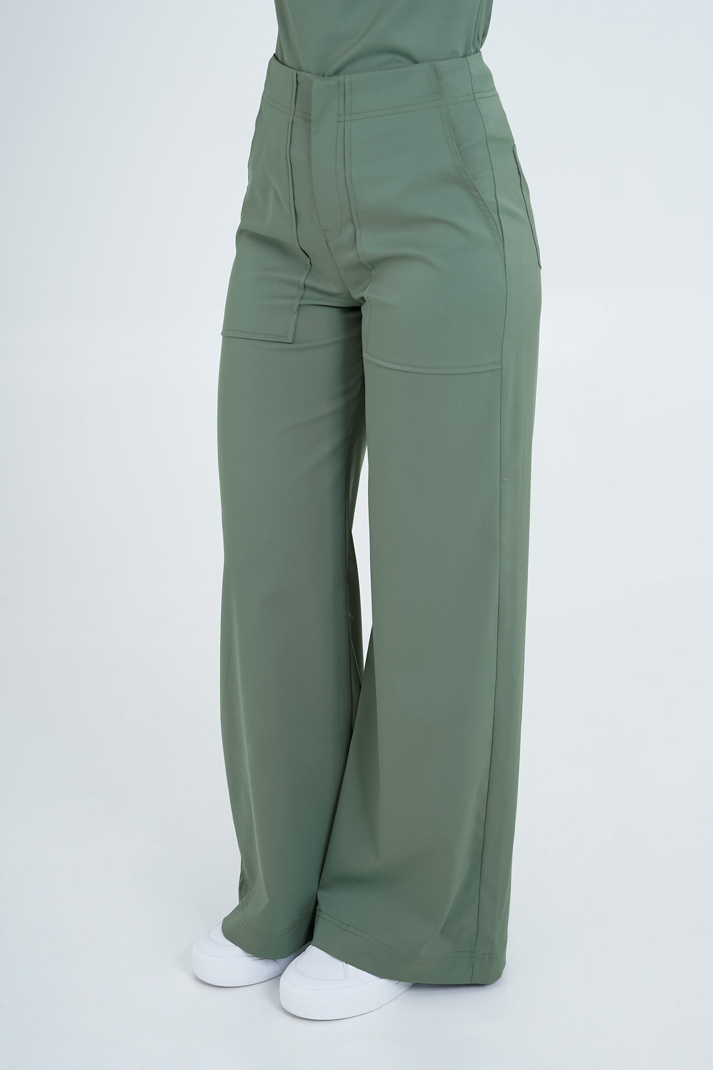 Pantalón del uniforme Berlín Verde Oliva (Slim Fit)
