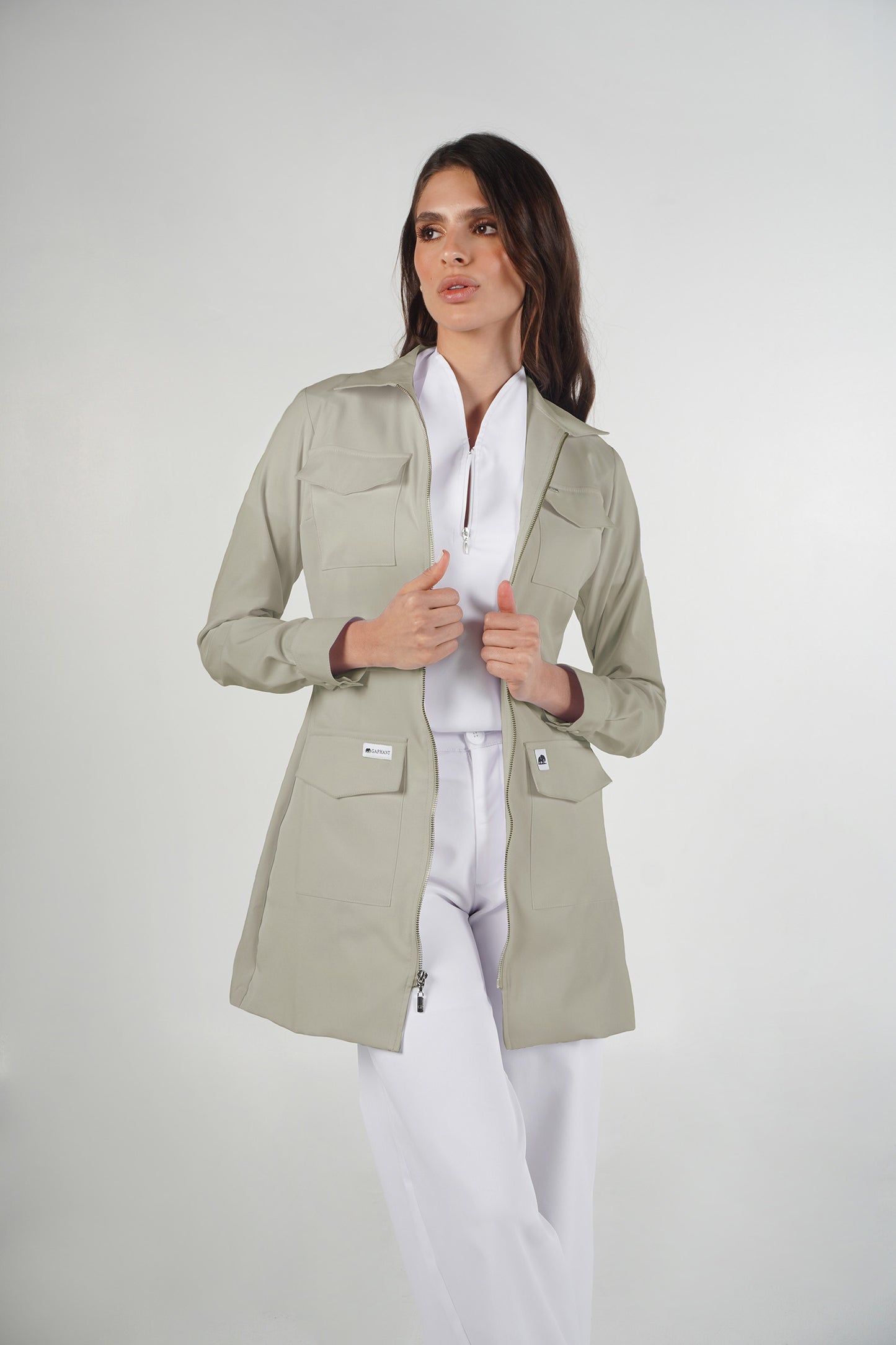 Bata Médica Venecia Caqui