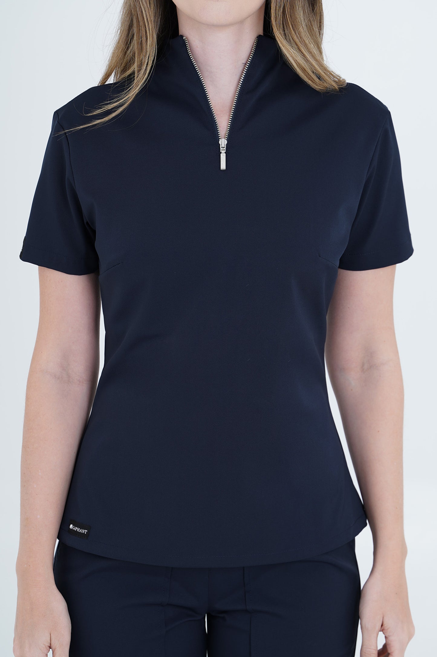 Camisa de uniforme médico Berlín Azul Navy (Slim Fit)
