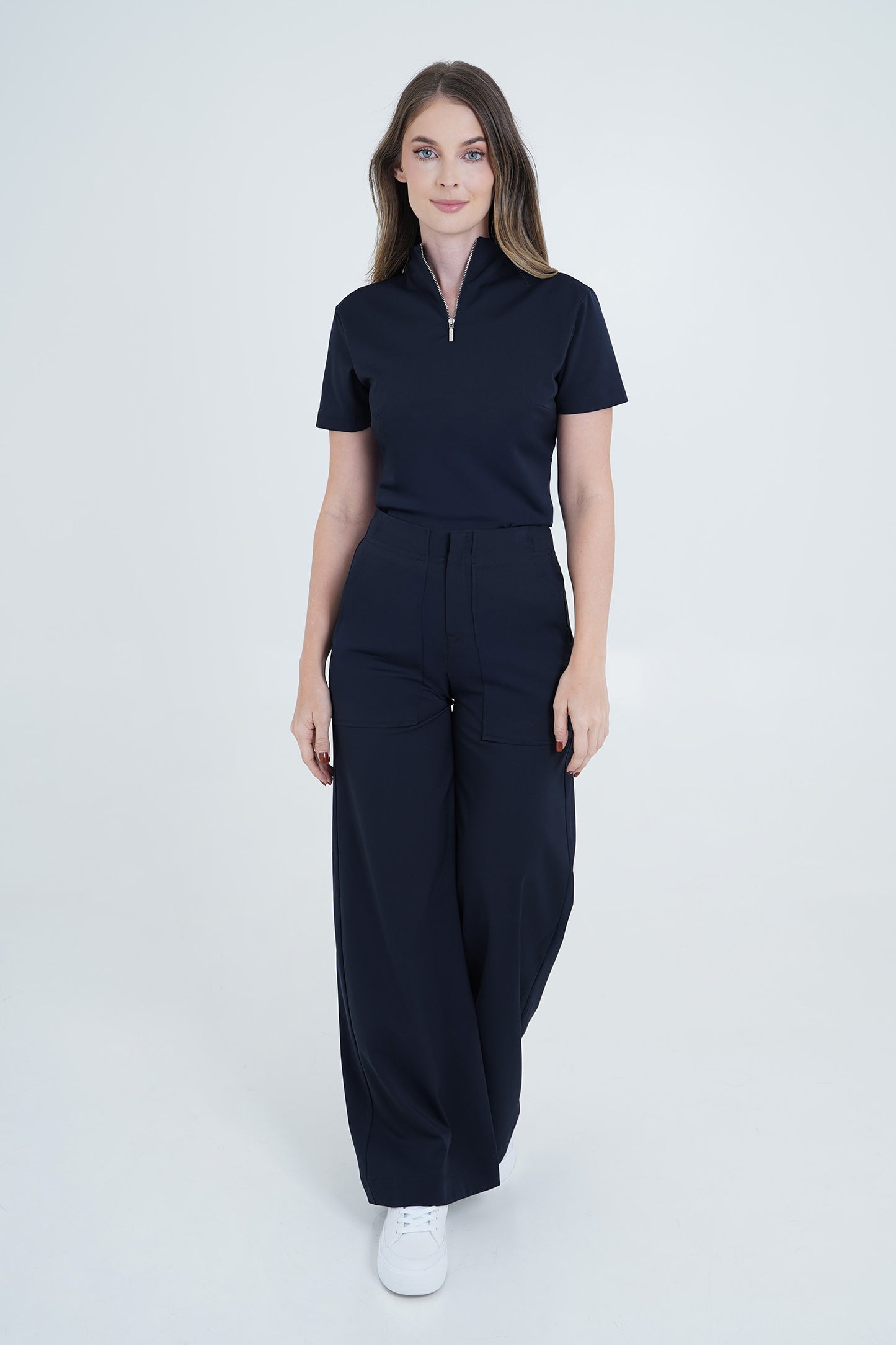 Pantalón de uniforme médico Berlín Azul Navy (Slim Fit)