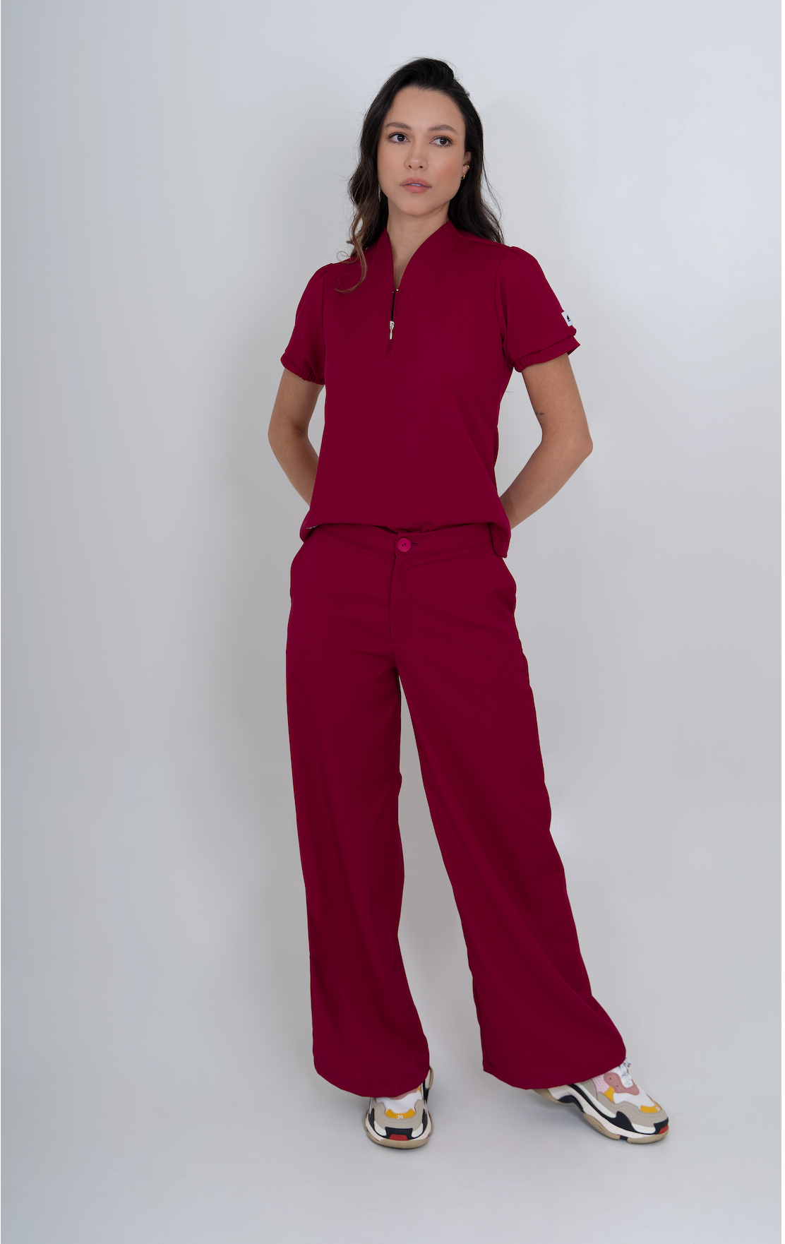 Camisa Luxe Cereza