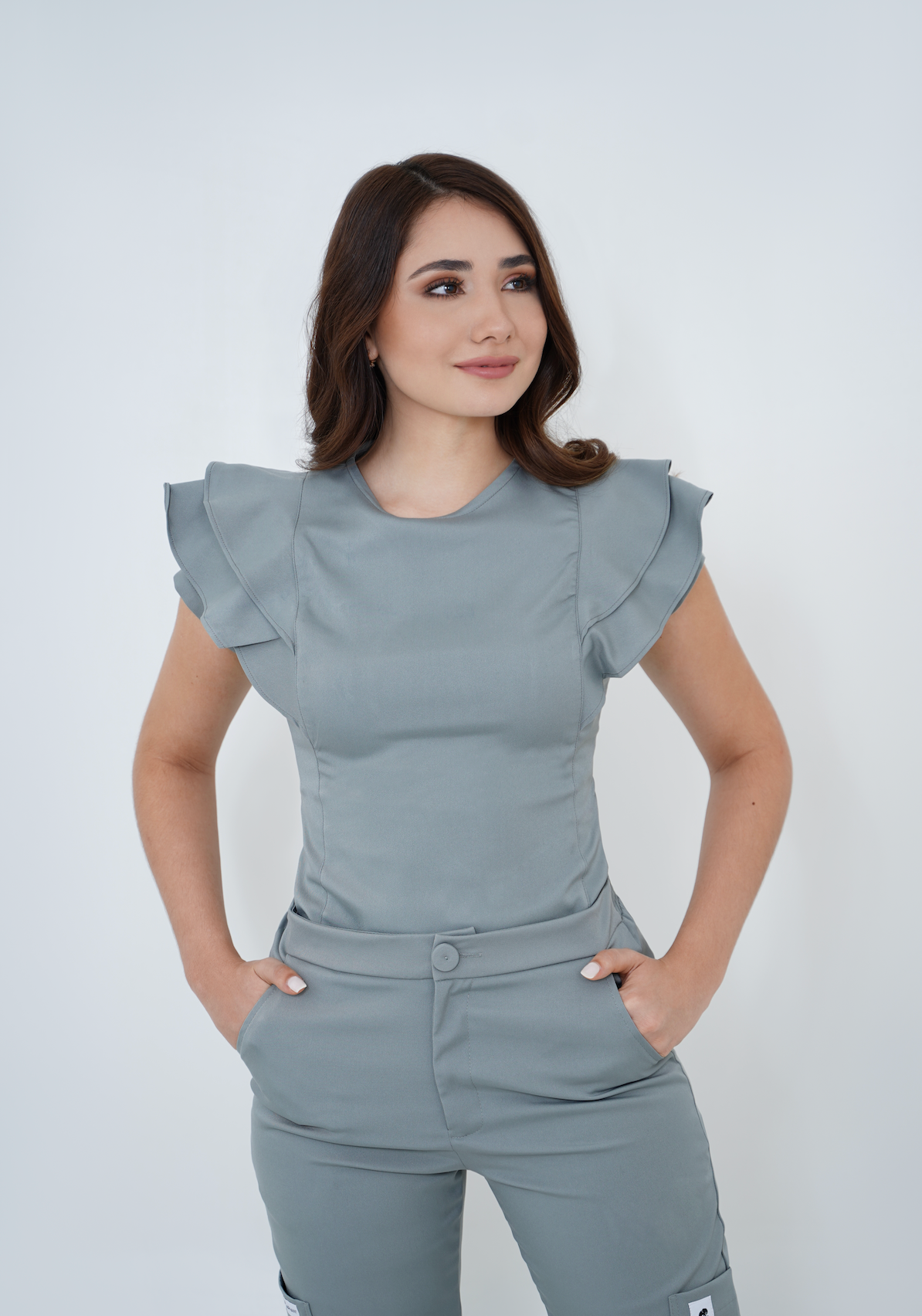 Camisa Nubes Gris