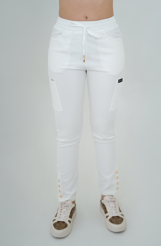 Pantalón Roma Blanco Natural