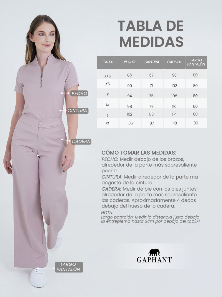 Set uniforme médico Luxy Palo de Rosa