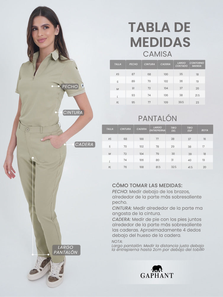 Camisa Polo Caqui