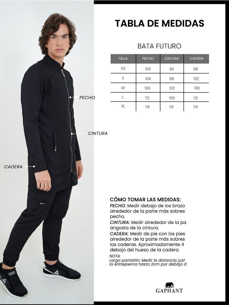Bata Futuro Negra Hombre