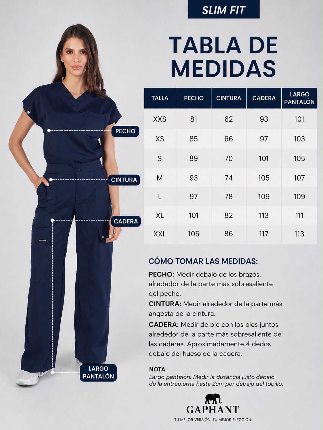 Navy Blue Cargo Pants