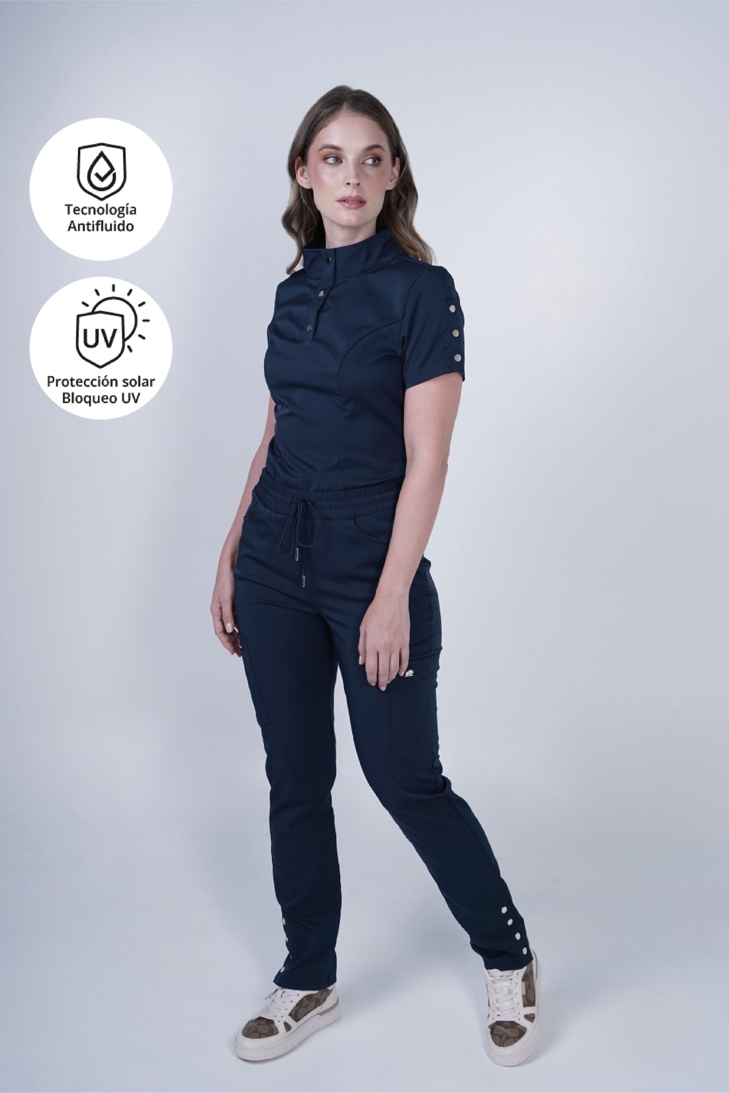 Set de uniforme médico Roma Azul Navy Slim fit