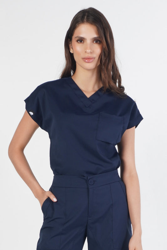 Camisa Cargo Azul Navy