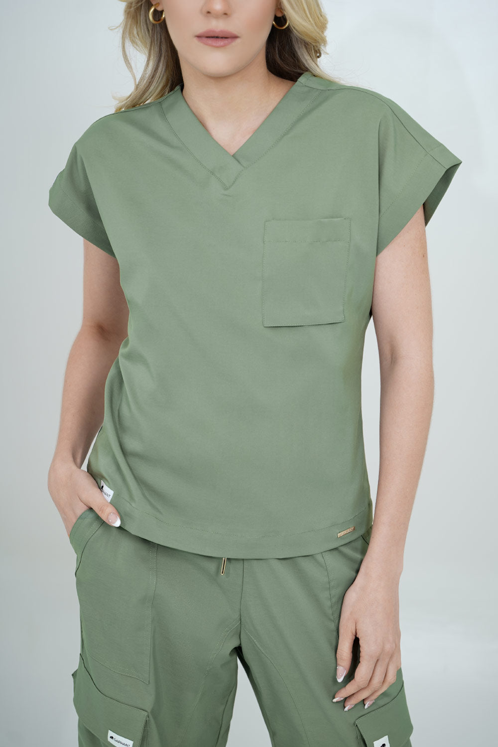 Camisa Cargo Verde Oliva Claro