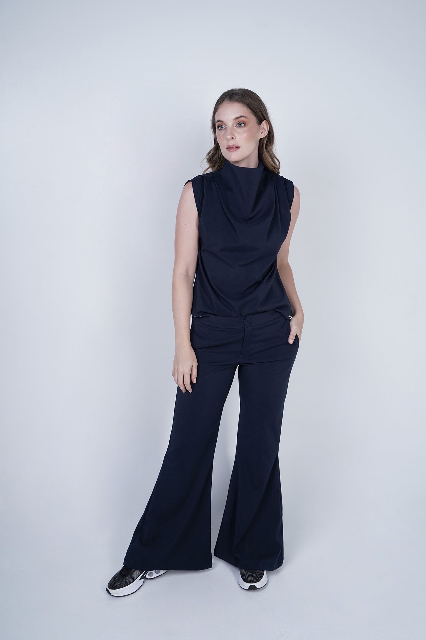 Pantalón de uniforme médico Luxury Azul Navy (Slim Fit)