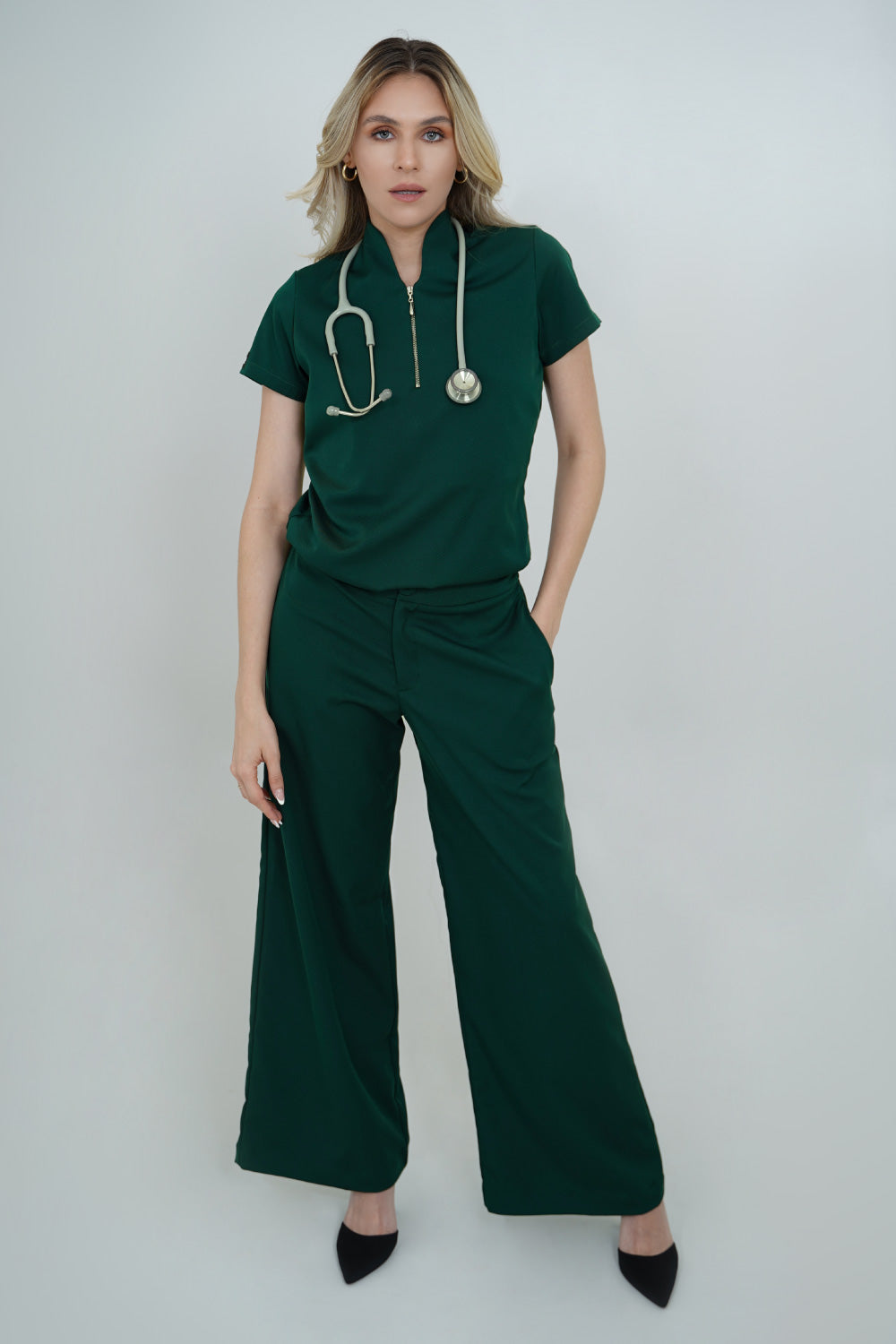 Camisa Luxy Verde Pino